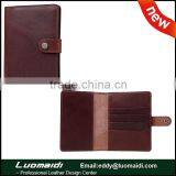Top Quality Genuine Cowhide Leather Passport Holder, Passport Case From China Guangzhou Factory