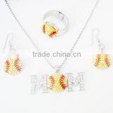 Sports Jewelry, Cheap Necklace and Earring Sets, Girls Necklace Earring Set thumbnail-1