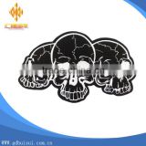 High quality cheap eco-friendly cheapest custom skull head patches