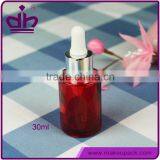 Essential Oil Red Glass Dropper Bottle 1oz thumbnail-2