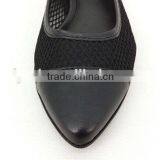High Quality Latest Women Ballet Shoes Mesh Material Pointed Pump Shoes thumbnail-5