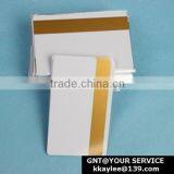 Golden Color Magnetic Strip Blank PVC Card