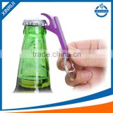 2016 Top quality unique custom metal bottle opener with keychain