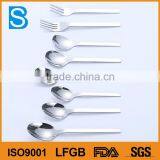 Home Design Round Handle Stainless China Flatware Set thumbnail-3