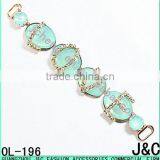 Blue Color Resin Stone Shoe Ornament/ Shoe Accessory/ Shoe Trim thumbnail-1