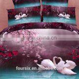 Beautiful and Luxuary 100%cotton 3d Reactive Printed Bedding Sets