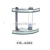 Bathroom Accessories-double Glass Shelf