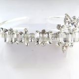 Hotsale new fashion crystal flower crown
