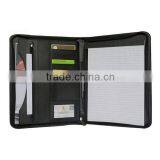 Hot Selling Custom Leather Folder/PU Portfolio/file Folder With LOGO thumbnail-5