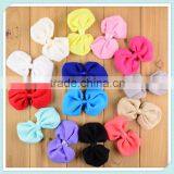 Chiffon Fabric Hair Bows Tie Wholesale Hair Pin Chiffon Bow Flowers thumbnail-1