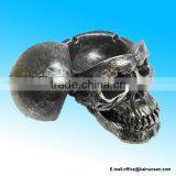 DEATH CURSE HUMAN SKULL ASHTRAY RESIN SCULPTURE FIGURINE thumbnail-1