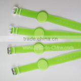 125KHz/134.2KHz/13.56MHz RFID Green Wristbands, Colorful PVC RFID Wristbands for Events/Party thumbnail-1
