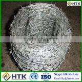 China Factory Price Double Twist High Tensile Quality 400M Hot Dipped Galvanized Steel Barbed Wire for Cattle Farm thumbnail-2