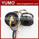 Electric Slip Ring Ethernet Type High Current SRH3899-6P 38.1mm 500mm 6 Circuits Slip Ring