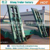 Inexpensive Lowboy Trailer Height 60-100 Tons For Construction Machinery Low Bed Truck Trailer thumbnail-6