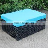 Black Wicker Patio Furniture Outdoor Couch thumbnail-5