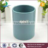 Wholesale 5pcs Blue Ceramic Bathroom Toilet Sets thumbnail-4