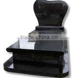 Black Granite Funeral Tombstone thumbnail-1