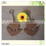 Present Hanging Pendant Unfinished Flower Animal Wooden Shapes thumbnail-2