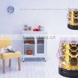 New Arrival Crystal Lotus Transparent Colorful Light Speaker USB Mini Speaker Creative Speaker With Radio Function thumbnail-5