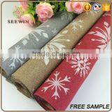 Home Textile Decorative Printed Artificial Snowflake Table Runner thumbnail-1