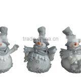 2014 New Handmade Resin Christmas Snowmen for Sale thumbnail-2