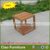 Garden Furniture Teak Wood Lounge Side Table Sofa Small Table thumbnail-1