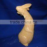 Hand Painted Resin Sculpture With Standing-resin Woman Sculpture-clear Resin Statue-resin Bird thumbnail-1