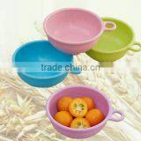 Colorful Wheat Straw Bowl Plastic Bowl for Children thumbnail-1