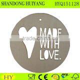 Unfinished Custom Laser Wooden Coasters Wholesale thumbnail-1