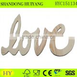 Personalized home decoration love wooden alphabet letters