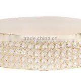 Crystal Beaded Metal Cake Stand thumbnail-1