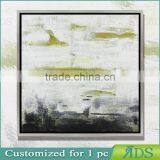 Wall art decorative painting on canvas with golden foil