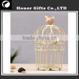 Most Popular Wholesale Home Decoration Bird Cage Candle Holder
