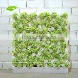 GNW 20ft Stage Decoration Backdrop Design for Weddings With Silk Rose,hydrangea and Orchid Flower Wall thumbnail-4