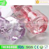 Sports Drinking Plastic Clear Dumbbell Water Bottle With Private Label thumbnail-5