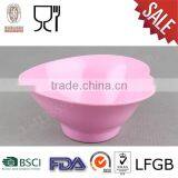 Plastic Melamine Salad Bowl With Heart Shaped thumbnail-1