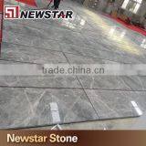 Chinese Polished Silver Mink Grey Marble Natural Stone Tile Marble Tile Floor thumbnail-1