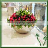 Stainless Steel Flower Pot,garden Planter With Artificial Flower thumbnail-1