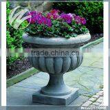 Antique Large Square Decor Granite Stone Garden Planter thumbnail-1