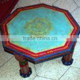 Traditional Design Hand Painted Wooden Coffee Table thumbnail-1