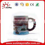 Wholesale Custom High Quality Beach Souvenir Ceramic Mug for Sale thumbnail-4