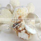 14mm Necklace and Bracelet Freshwater Pearl Set thumbnail-3