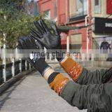 NMSAFETY 13 Guage Nylon&spandex Dipped Black Micro Foam Nitrile Work Gloves thumbnail-1