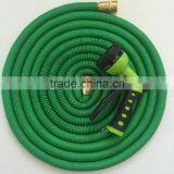 Green Color Fabric Expandable Garden Hoses 100 FT thumbnail-4