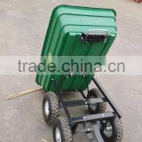 LARGE HEAVY DUTY GARDEN HOUSEHOLD 4 WHEEL UTILITY DUMP TRUCK WHEELBARROW TIPPER TC4253 thumbnail-6
