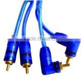 2RCA Plug to 2RCA Plug(right Angle) VK3-0015 thumbnail-1