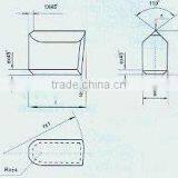 Hard Alloy Products for Coal Excavaying Tools--To Mount the "-"shaped, Three-flanged And"x"shaped Impact Rock +lade Bits