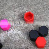 Car Styling 20pcs Silica Gel Green Wheel Nuts Covers Protective Bolt Caps Hub Screw Protector 19mm thumbnail-2