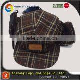Winter Flat Visor Baseball Cap With Two Earflap Both Side/earflap Baseball Cap thumbnail-1